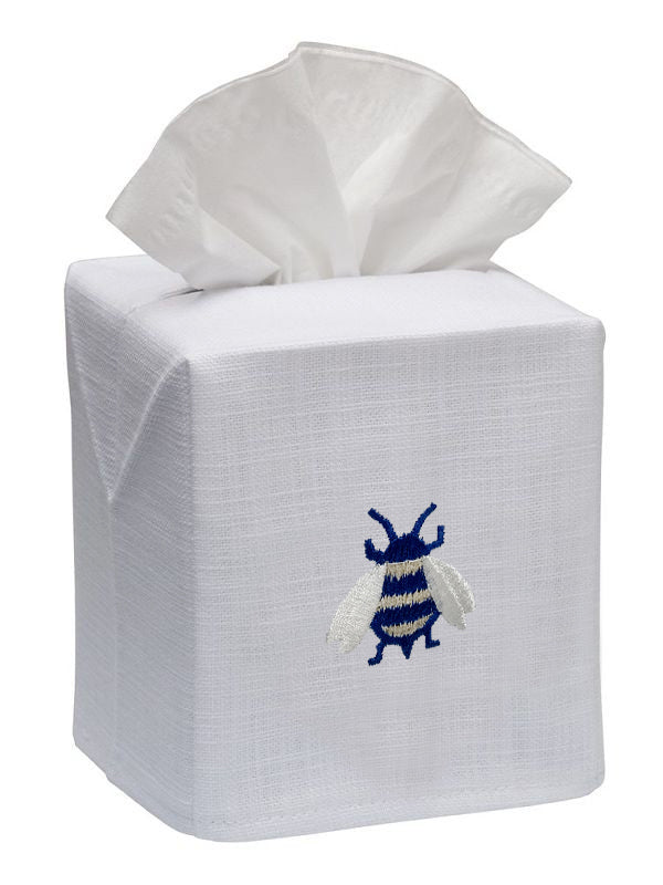 Navy tissue deals box cover