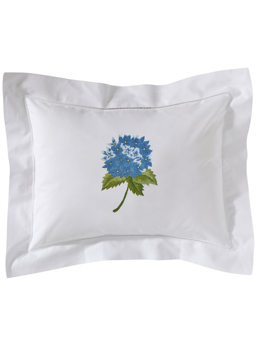 Boudoir Pillow Cover, French Hydrangea (Capri Blue)