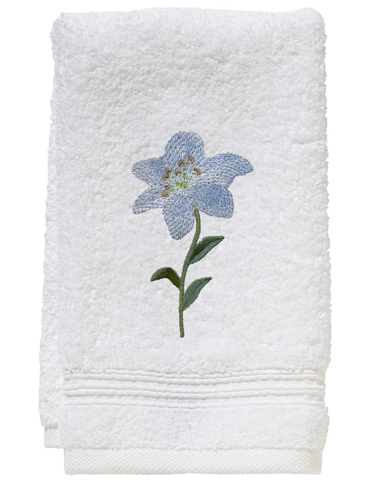 Guest Towel, Terry, Starburst Lily