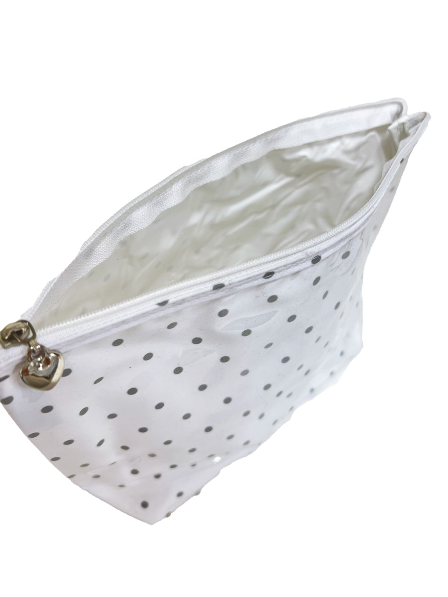 Cosmetic Bag (Large), Polka Dot