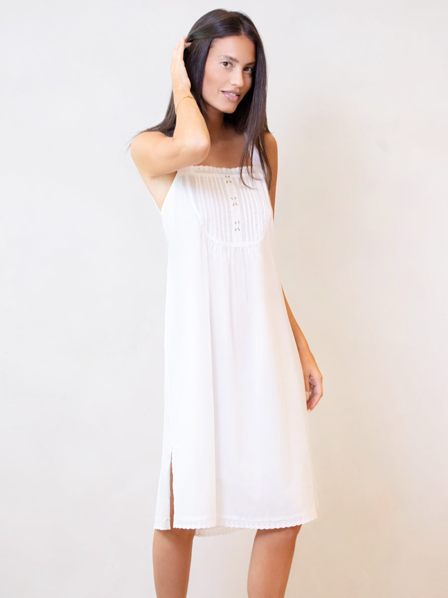 Everly White Cotton Nightgown *New Style*