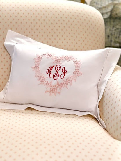 Boudoir Pillow Cover, Heart