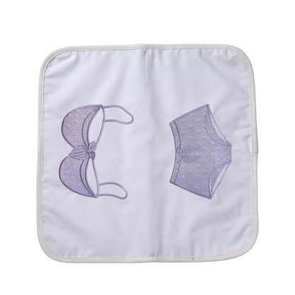 Travel Lingerie Bag, Cotton Percale, Bra & Undies