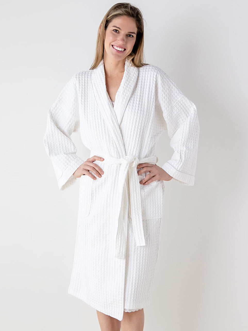 White cotton dressing clearance gown