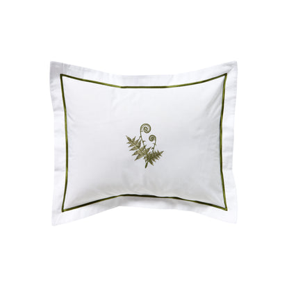 Boudoir Pillow Cover, Fiddlewood Fern (Olive)