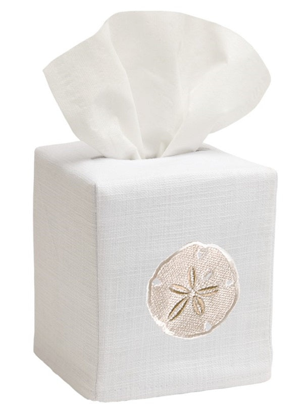 Tissue Box Cover - Sand Dollar (Beige) – Jacaranda Living