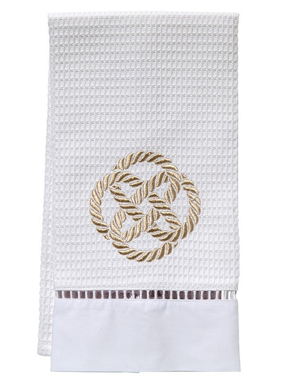 Guest Towel, Waffle Weave, Sailor's Knot (Beige)